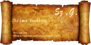 Szima Godiva névjegykártya